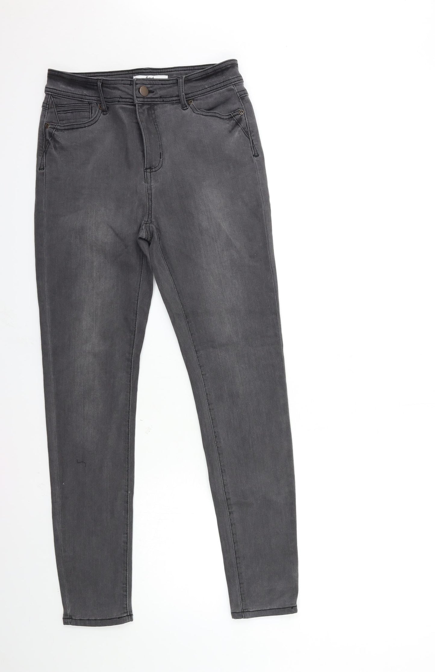 find. Womens Grey  Denim Skinny Jeans Size 30 in L32 in