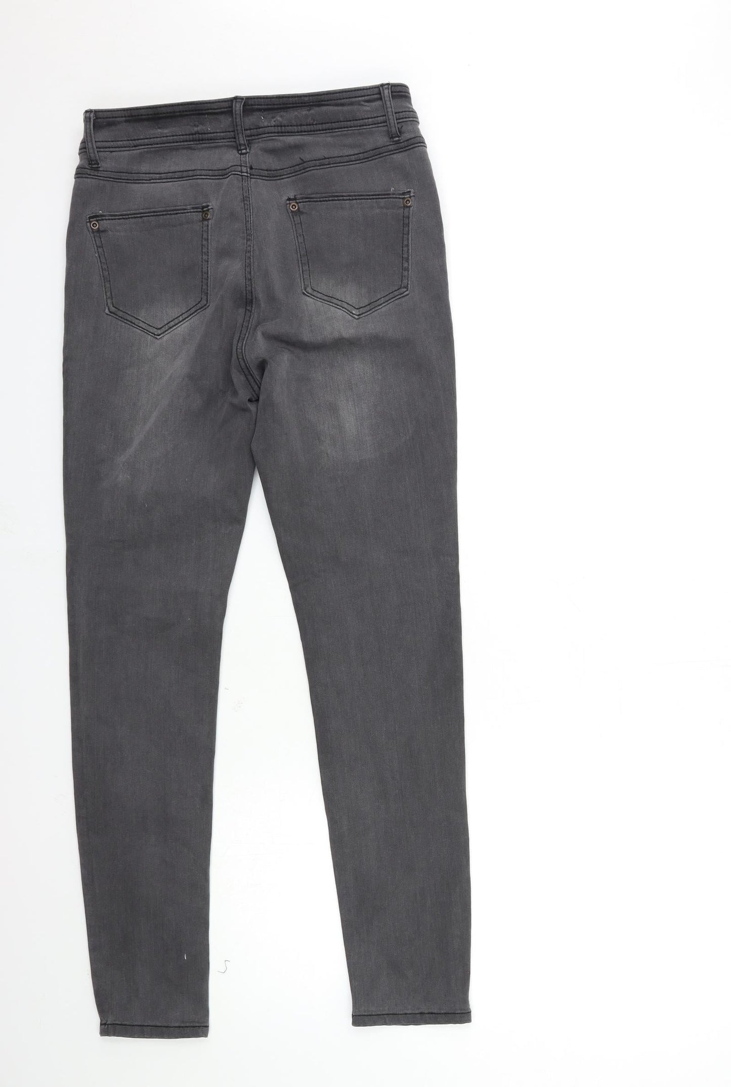 find. Womens Grey  Denim Skinny Jeans Size 30 in L32 in