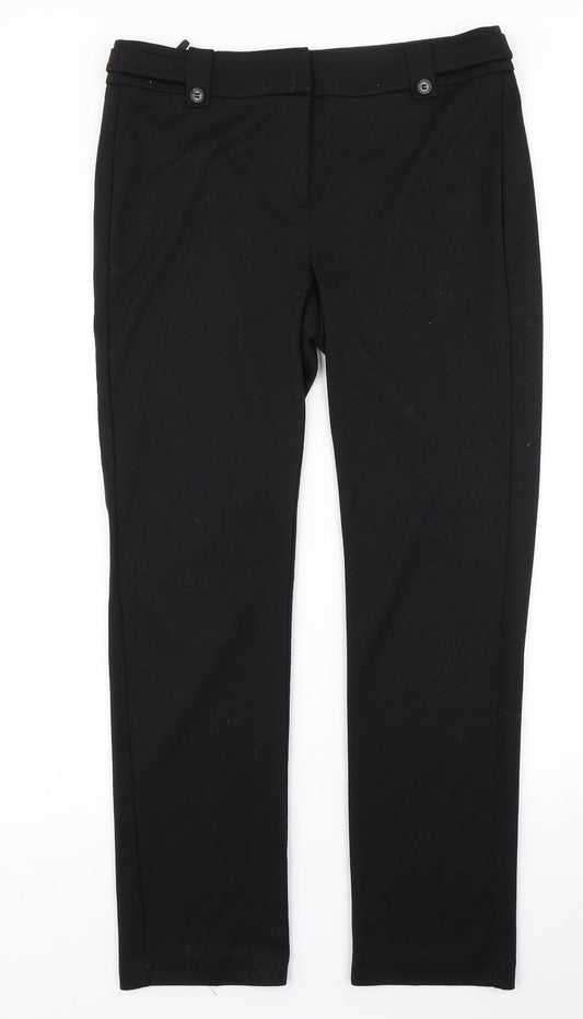 V Womens Black   Dress Pants Trousers Size 12 L27 in