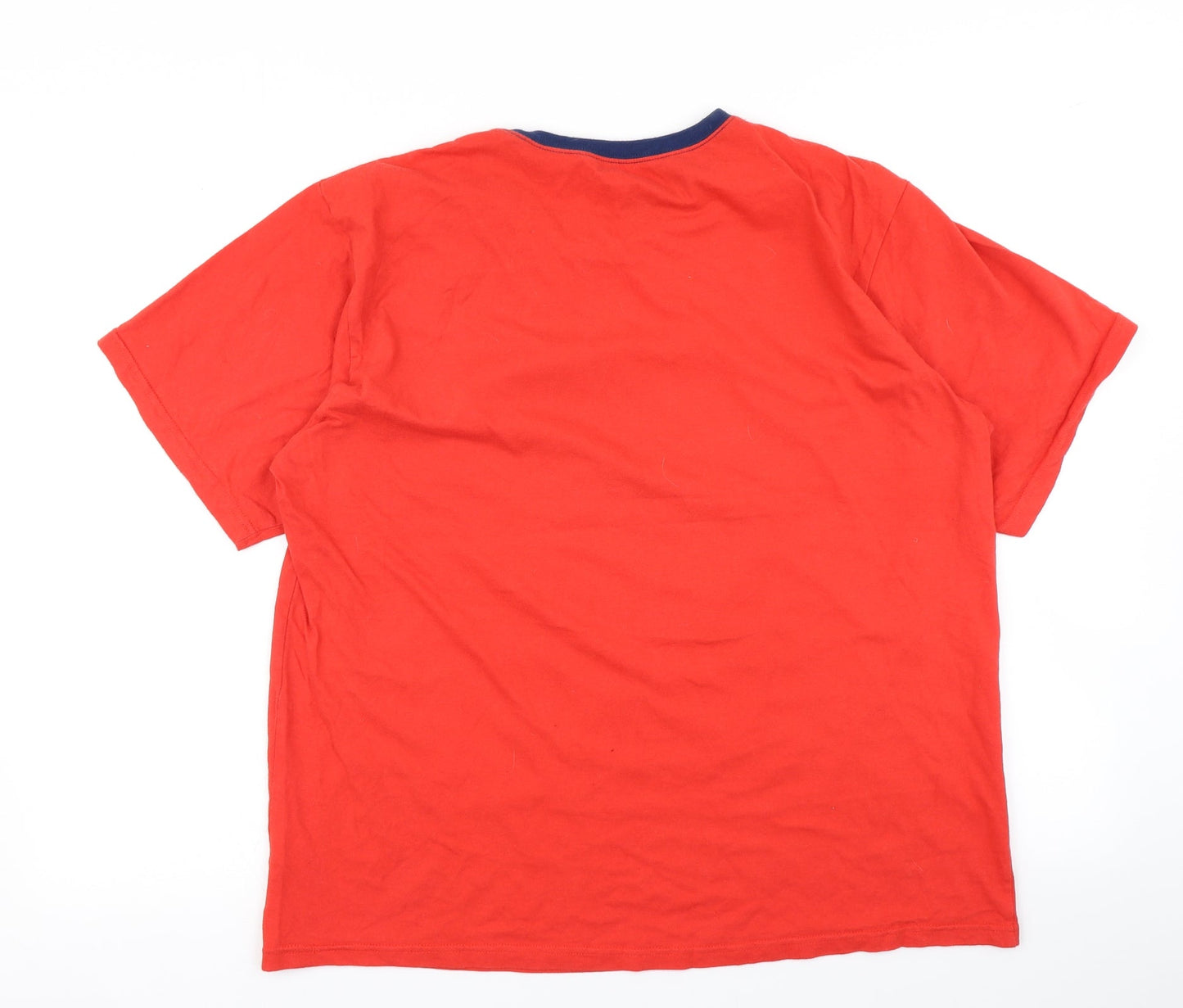 George Mens Red    T-Shirt Size L