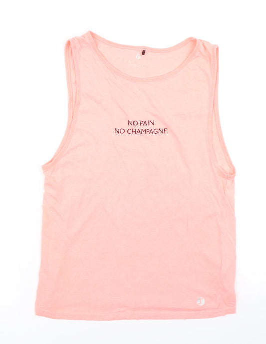 New Look Womens Pink   Basic Tank Size M