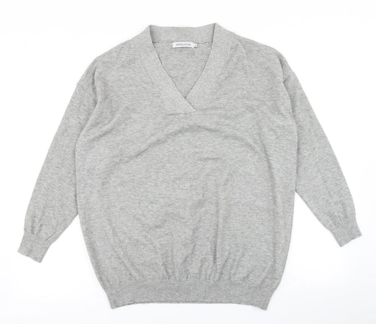 MissLook Womens Grey  Knit Pullover Jumper Size S