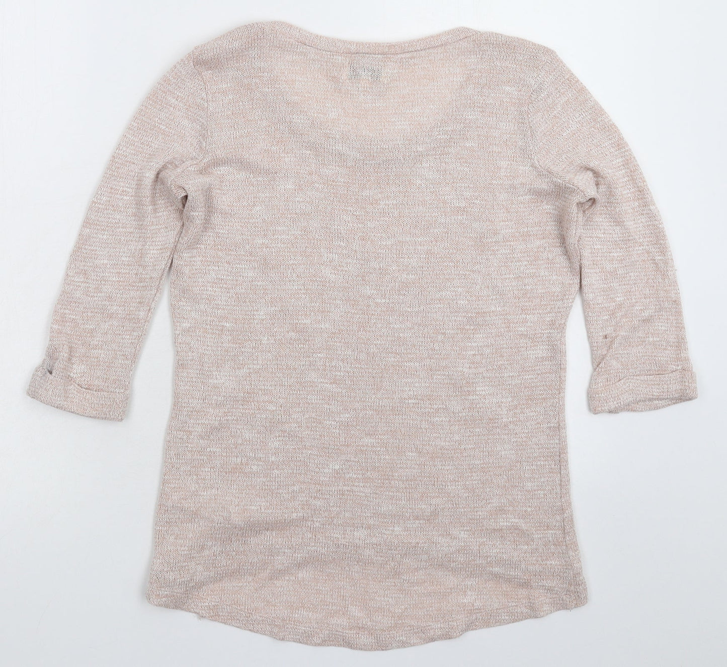 New Look Womens Beige  Knit Pullover Jumper Size 10