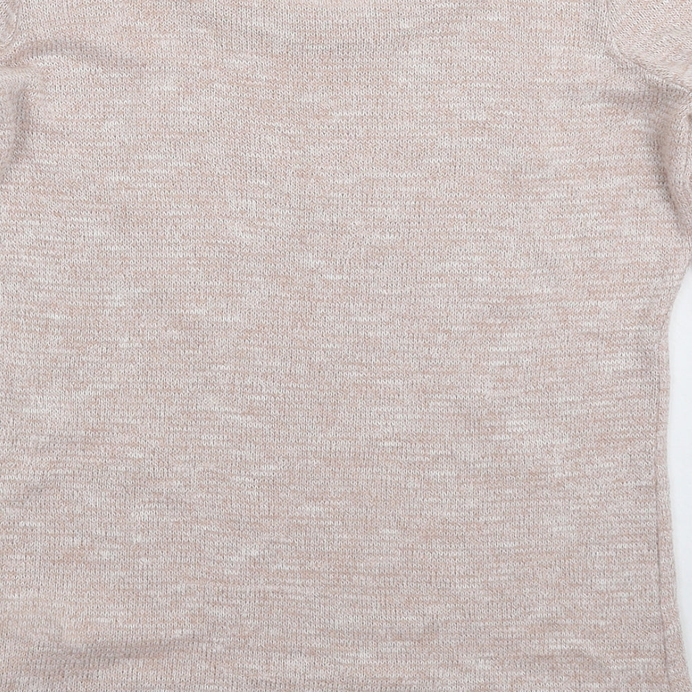 New Look Womens Beige  Knit Pullover Jumper Size 10