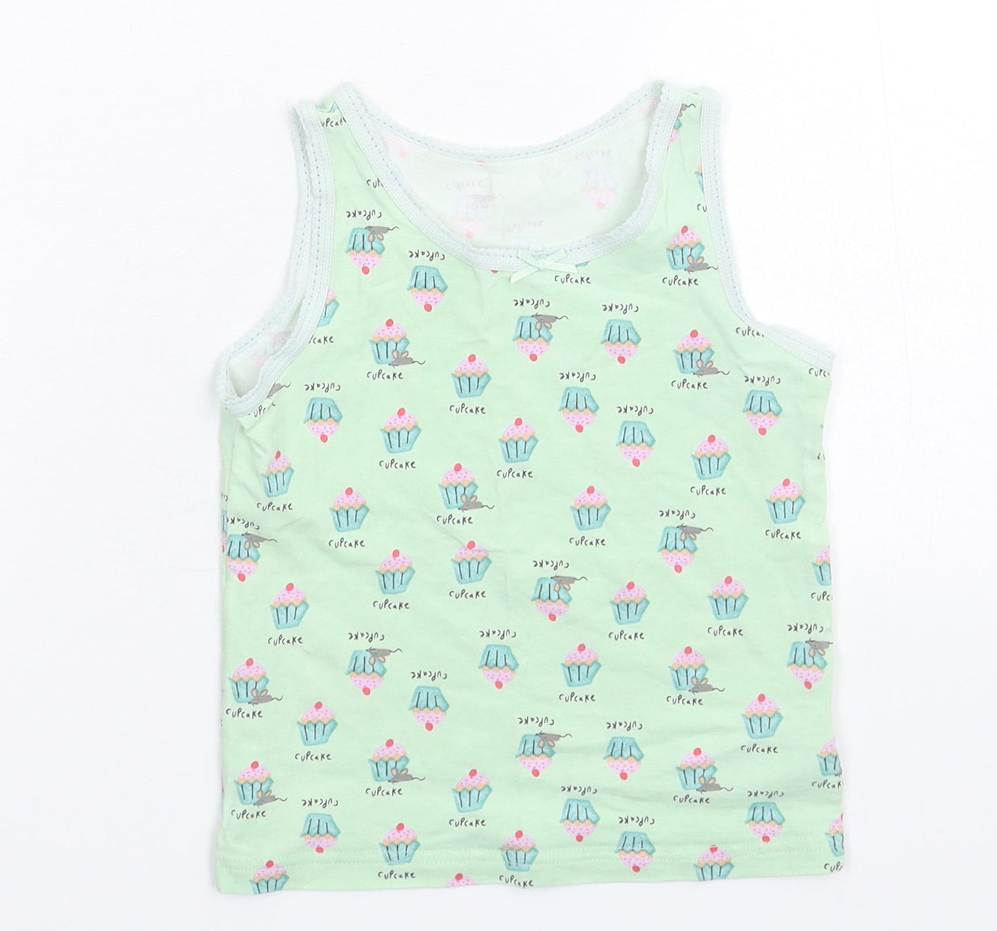 NEXT Girls Green   Basic Tank Size 3-4 Years