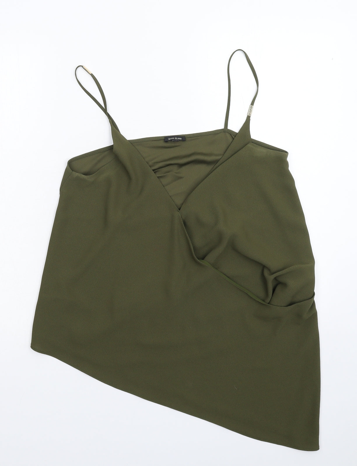 River Island Womens Green   Basic Tank Size 14