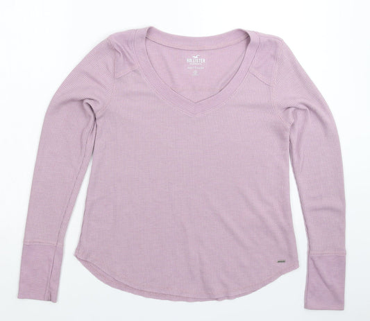 Hollister Womens Purple   Pullover Jumper Size S