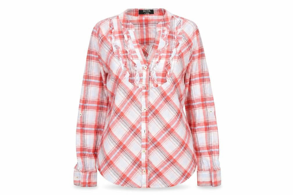 Asda George Womens Multicoloured Check  Basic Button-Up Size 12