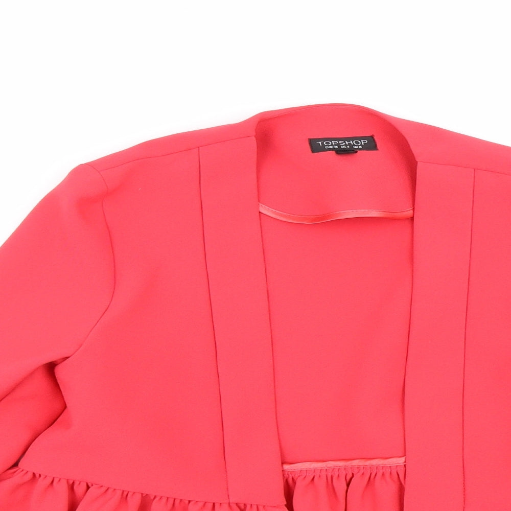 Topshop Womens Pink   Jacket  Size 8
