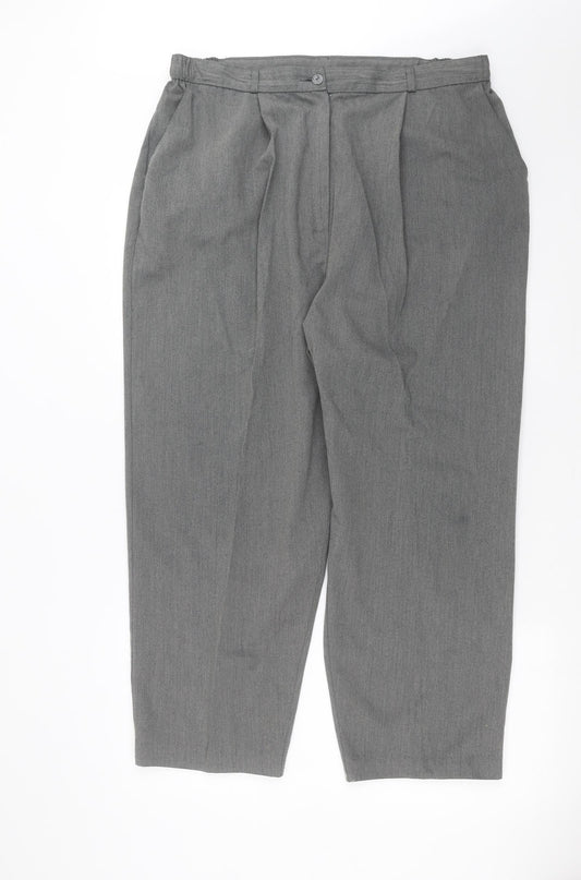 Preworn Womens Grey   Trousers  Size 36 in L26 in