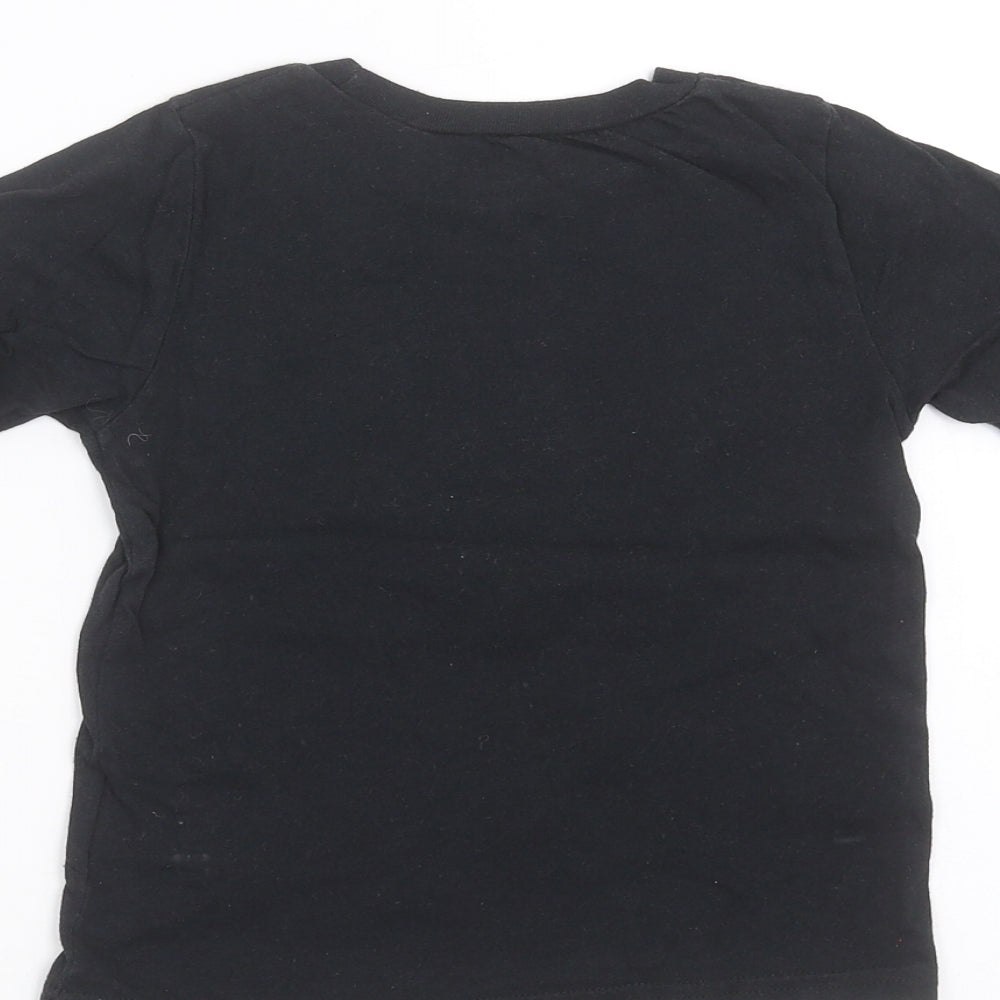 Genuine Merchandise Boys Black   Basic T-Shirt Size 3 Years