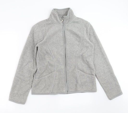BC Clothing Womens Grey   Full Zip Jumper Size M