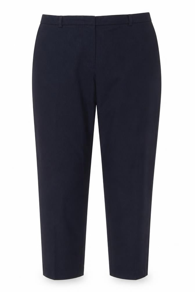 Marks and Spencer Womens Blue Argyle/Diamond  Trousers  Size 16 L30 in