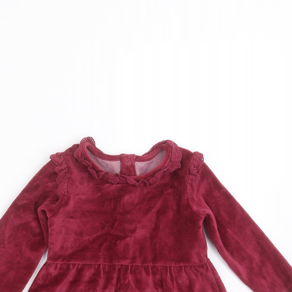 Matalan Girls Purple   A-Line  Size 12-18 Months