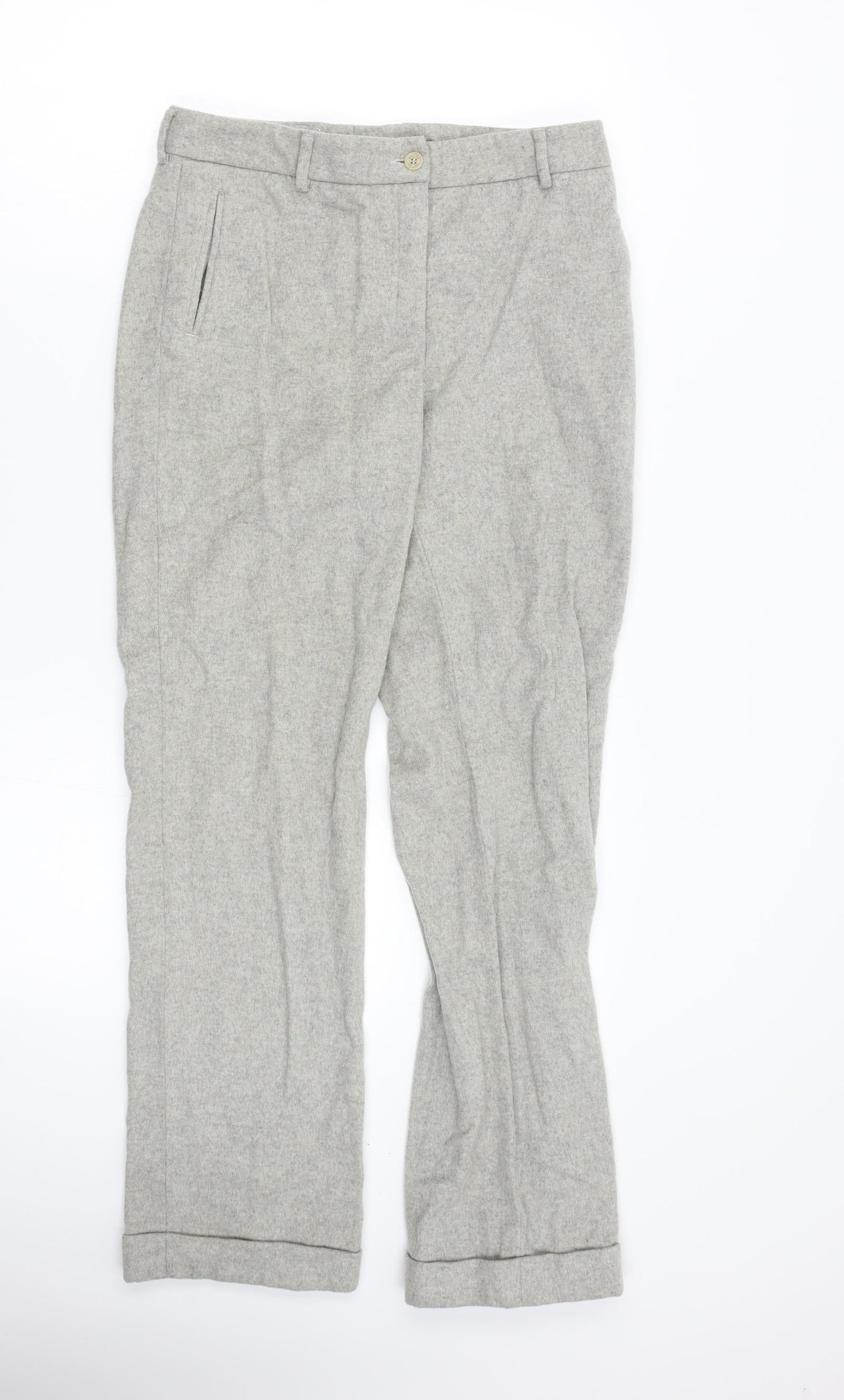 Preworn Womens Grey   Trousers  Size 10 L30 in