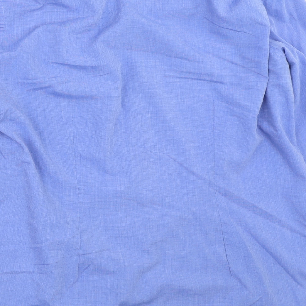NEXT Mens Blue    Button-Up Size 16