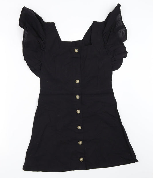 Preworn Womens Black   Fit & Flare  Size S
