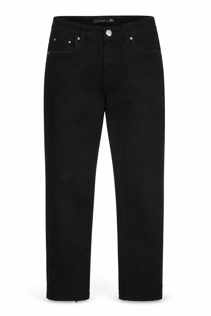 kaiweishi Womens Black   Straight Jeans Size 30 L28 in