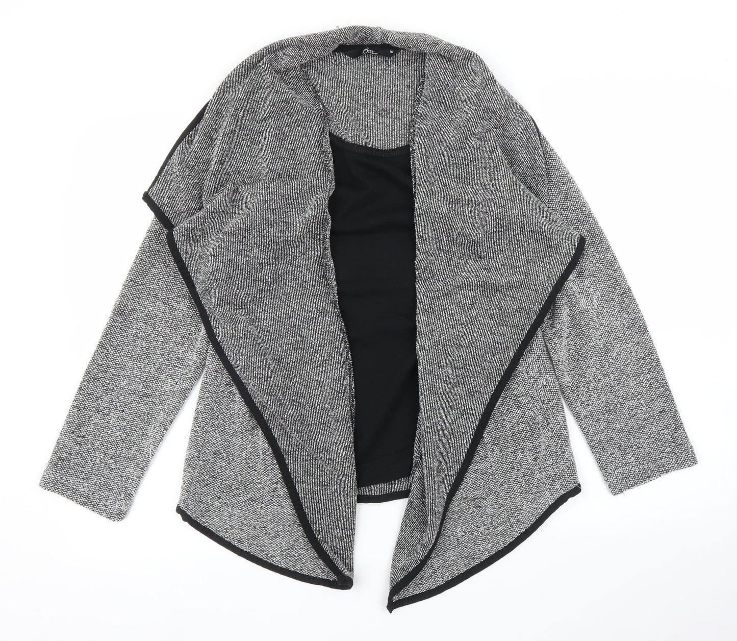 BM Womens Grey   Cardigan Jumper Size 16