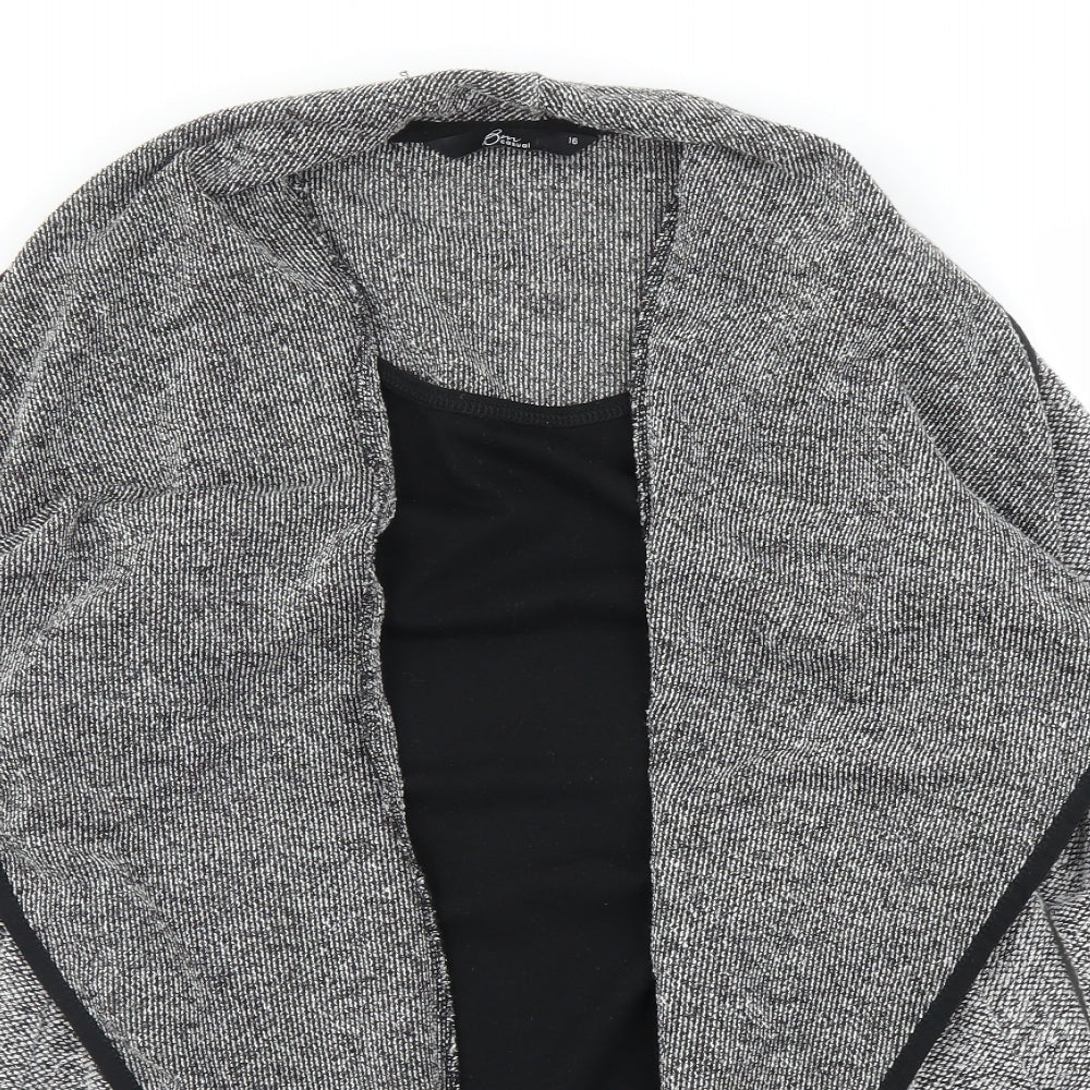 BM Womens Grey   Cardigan Jumper Size 16