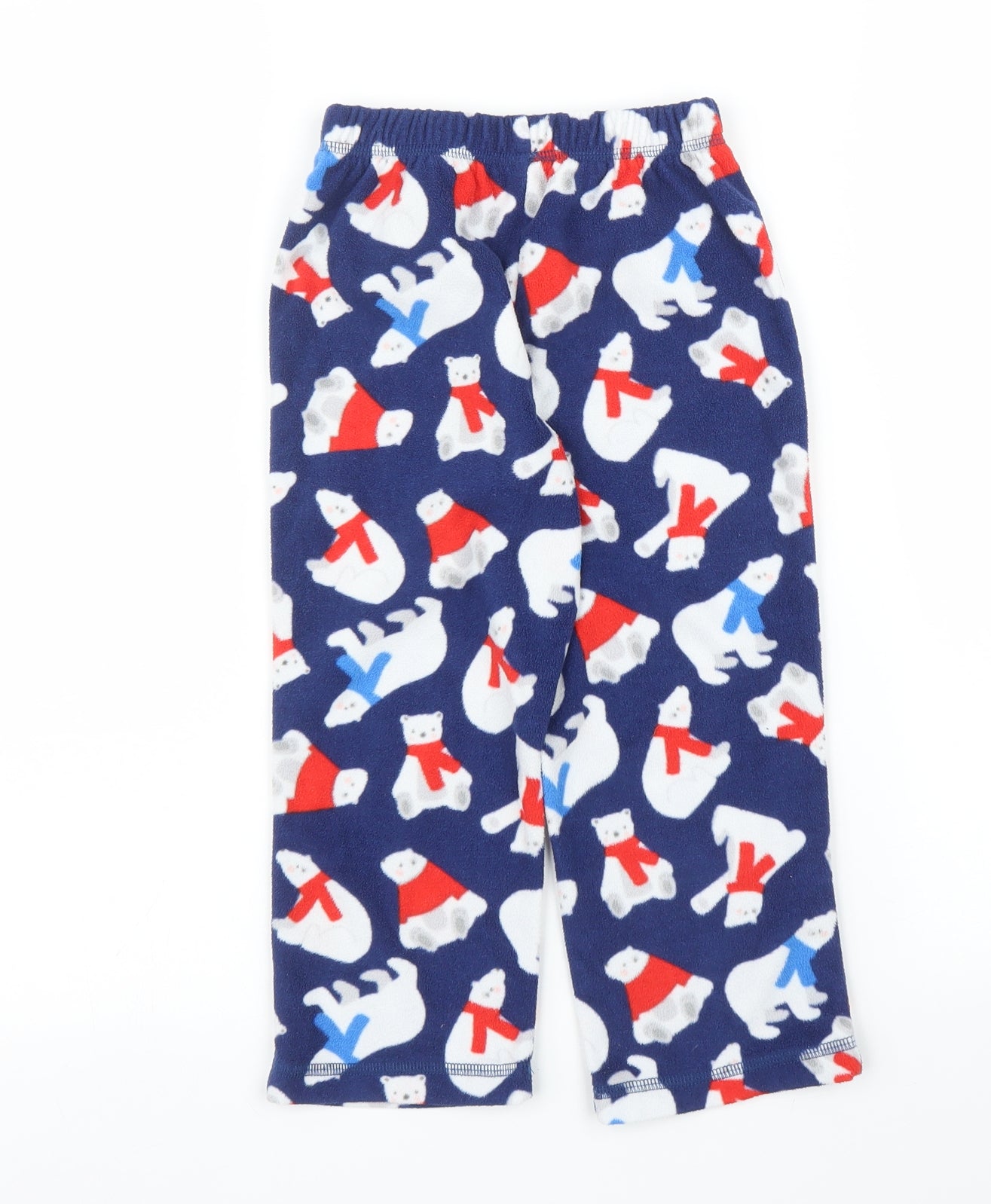 George Girls Blue Solid  Capri Pyjama Pants Size 4 Years