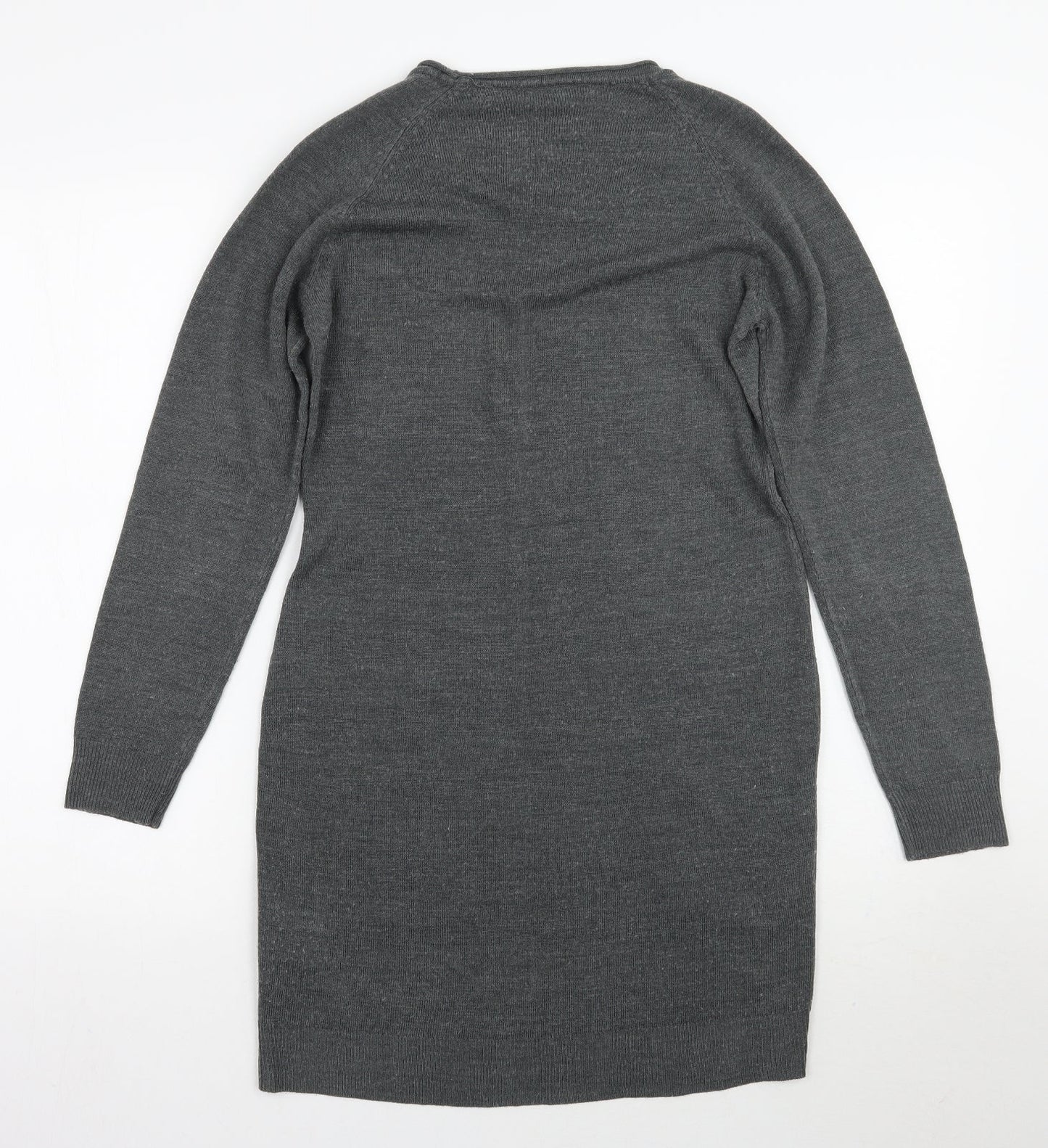 Avenue Womens Grey   Jumper Dress  Size 8