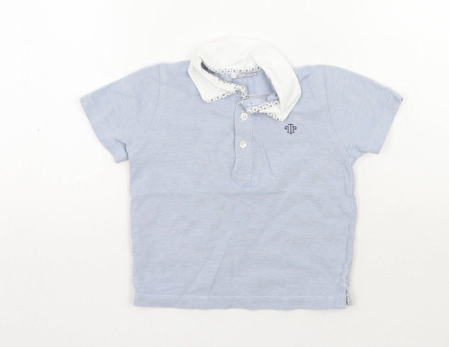 Tutto Piccolo Boys Blue   Basic Polo Size 3 Years