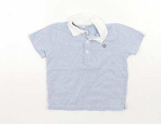 Tutto Piccolo Boys Blue   Basic Polo Size 3 Years