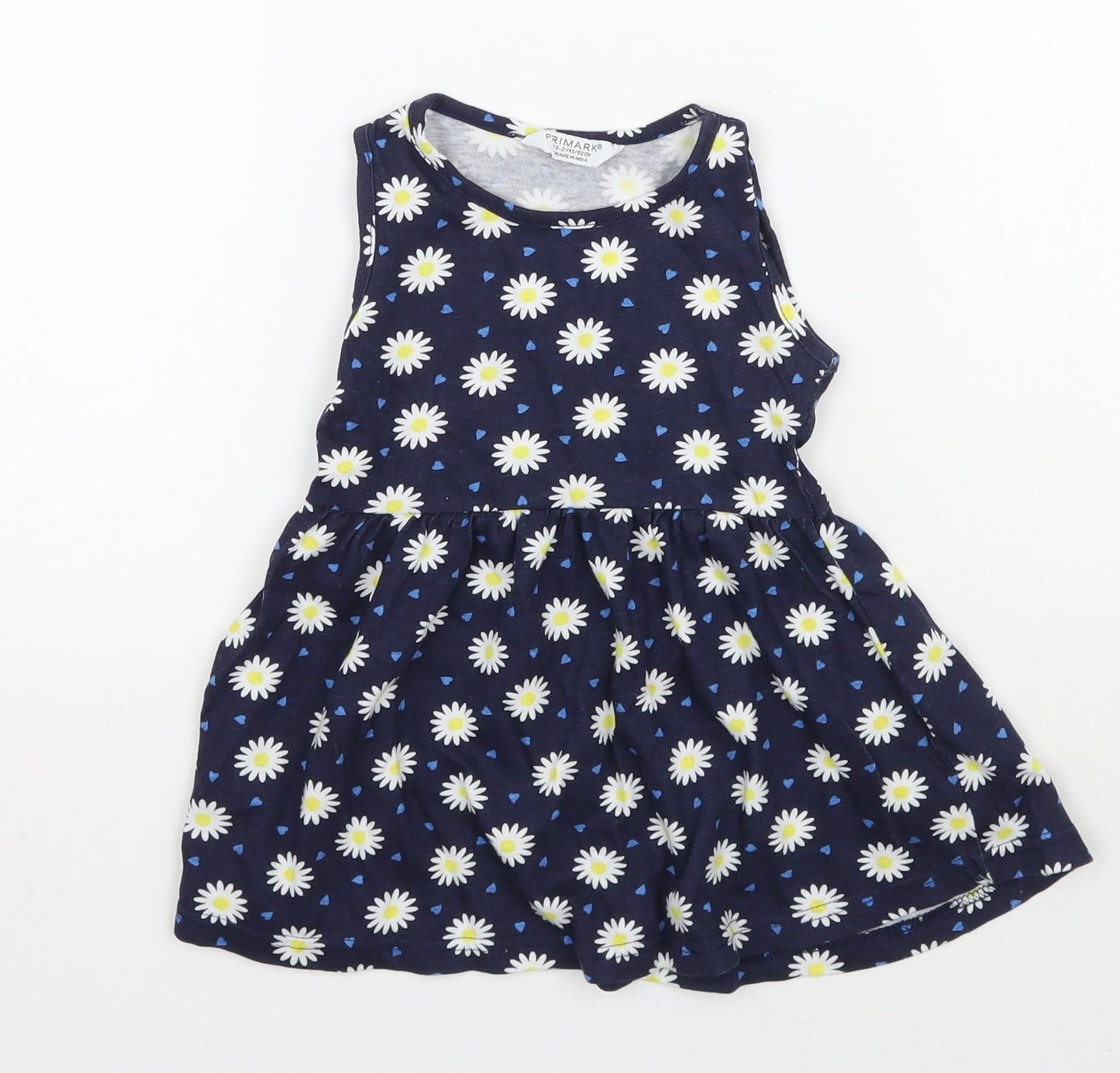 Primark Girls Blue Floral  A-Line  Size 24 Months