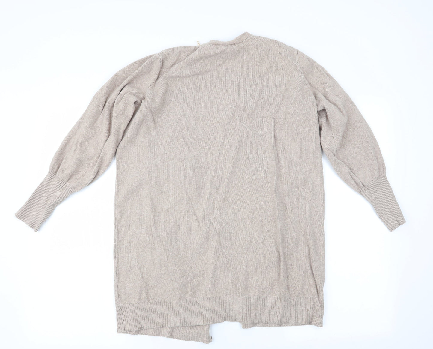Marks and Spencer Womens Beige   Cardigan Jumper Size M
