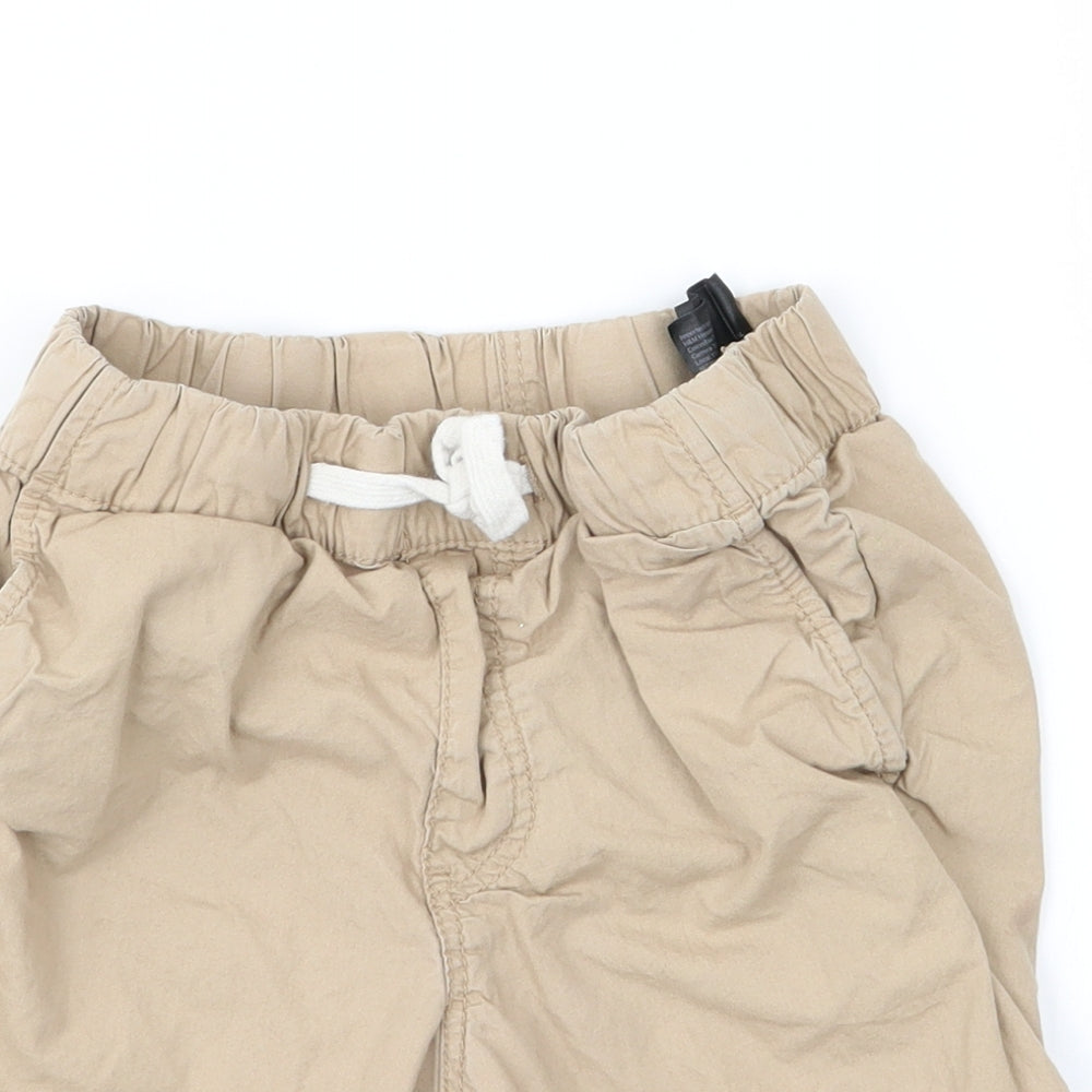 H&M Boys Beige   Cargo Shorts Size 6 Years