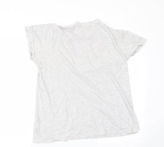 Cedar Wood State Mens Grey    T-Shirt Size M