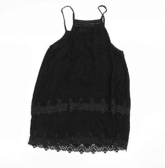 Miss Selfridge Womens Black   Basic Tank Size 8