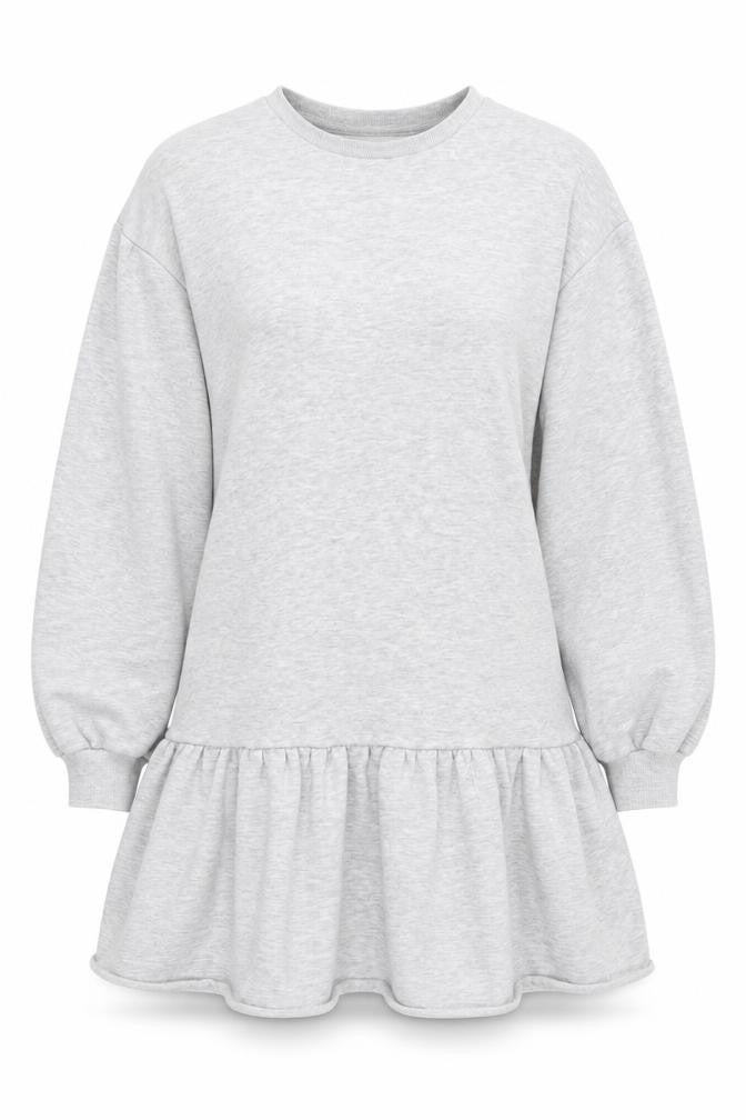 F&F Womens Grey   Fit & Flare  Size 8  - Sweatshirt Dress