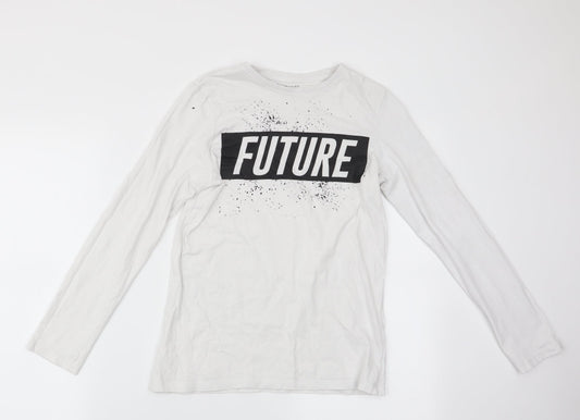 Primark Girls White   Basic Casual Size 11-12 Years  - Future