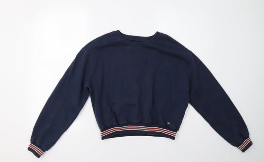 Pull & Bear Womens Blue   Pullover Sweatshirt Size M
