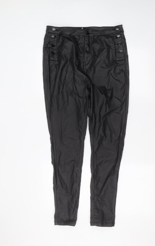 Very Womens Black   Trousers  Size 18 L28 in