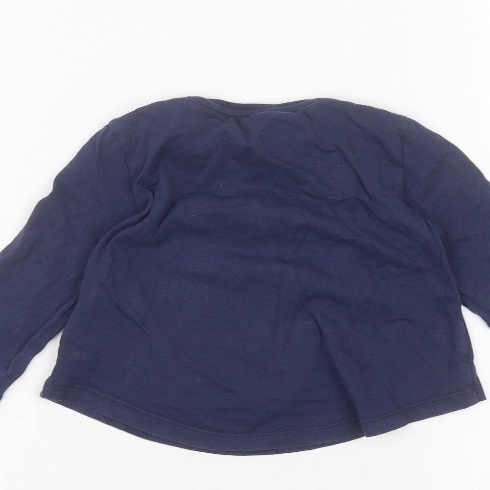 H&M Baby Blue   Basic T-Shirt Size 12-18 Months
