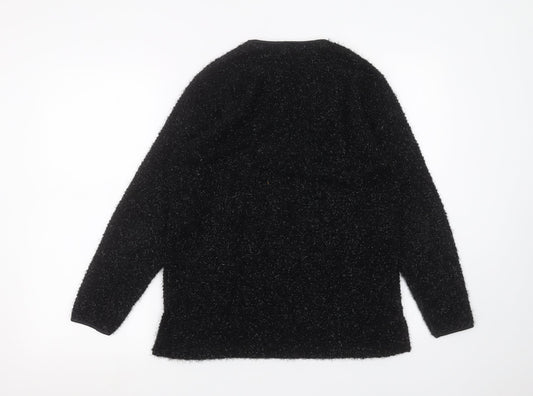 Preworn Womens Black   Pullover Jumper Size 12