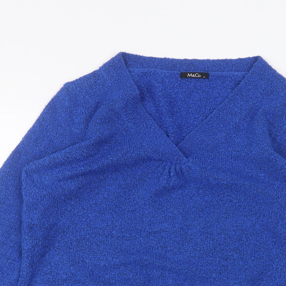 M&Co Womens Blue   Pullover Jumper Size S