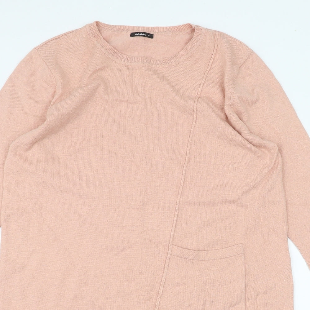 Roman Womens Pink   Pullover Jumper Size 14