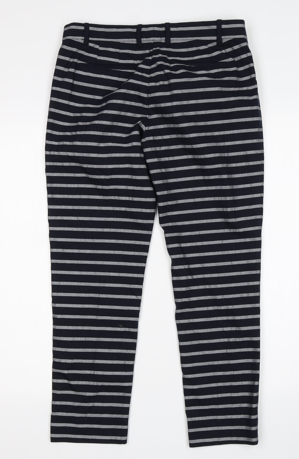 Gap Womens Multicoloured Striped  Cropped Trousers Size 6 L26 in