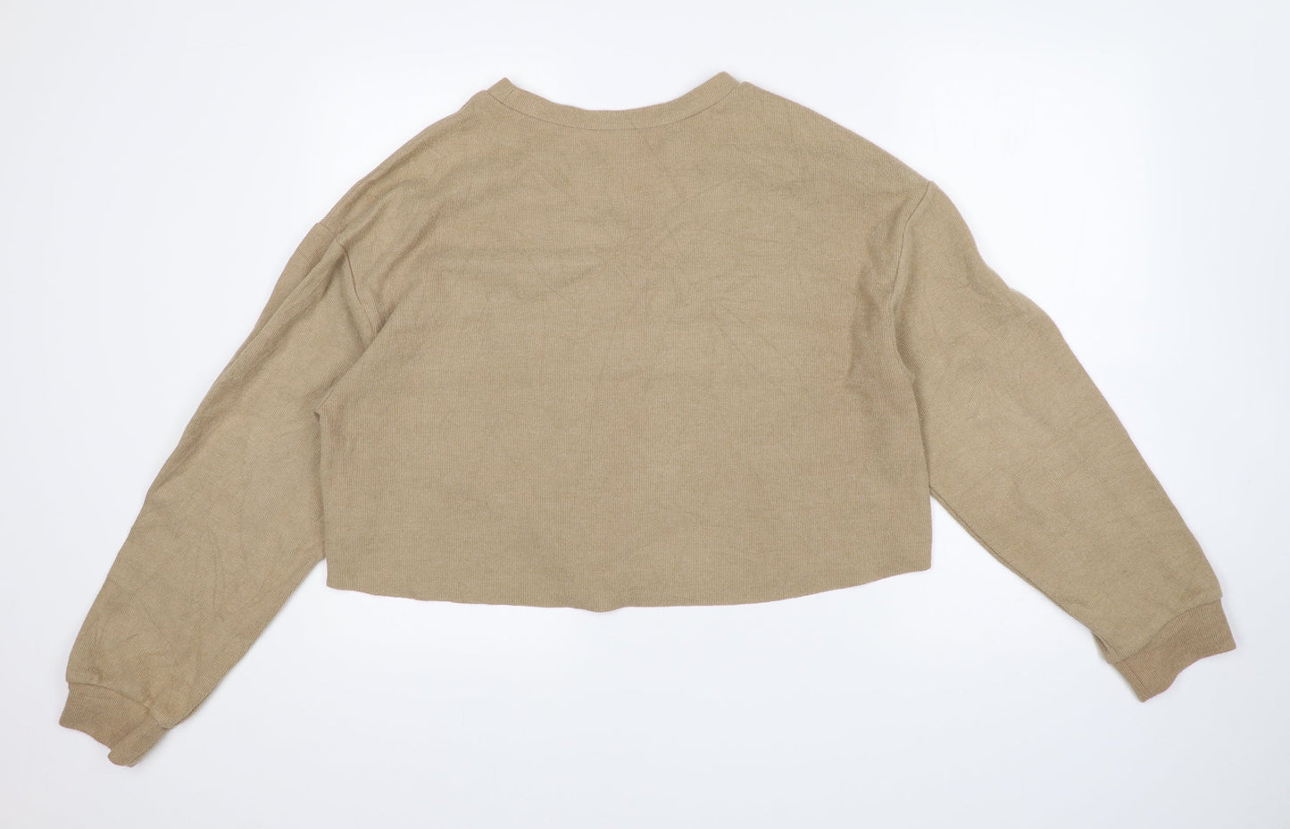 Zara Womens Beige   Pullover Jumper Size L