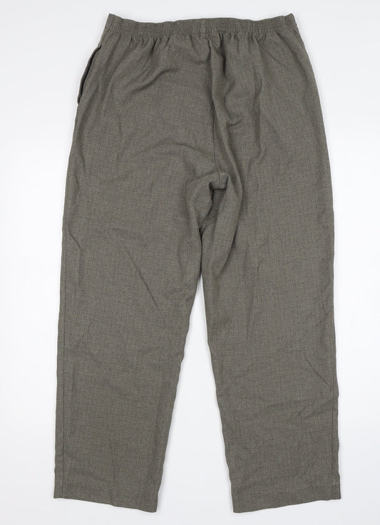 BM Womens Green   Trousers  Size 14 L27 in