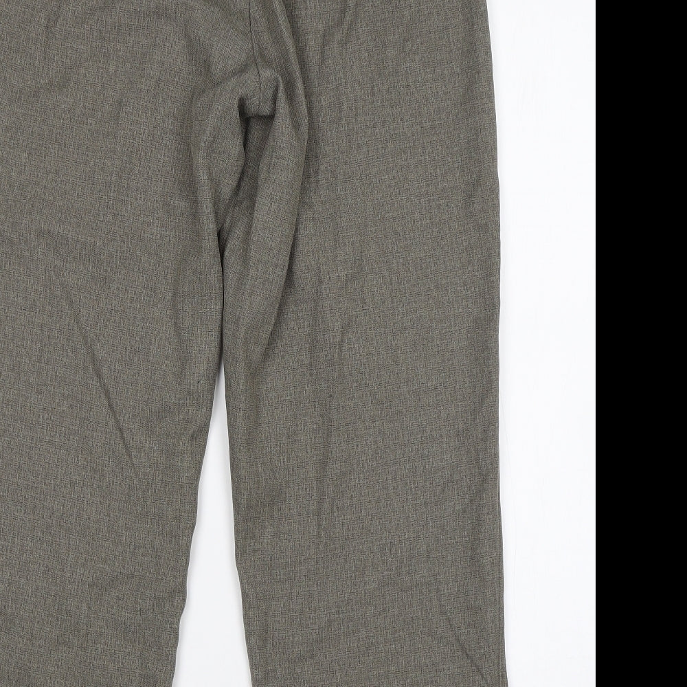 BM Womens Green   Trousers  Size 14 L27 in