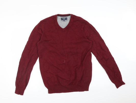 Maine Mens Red   Pullover Sweatshirt Size S