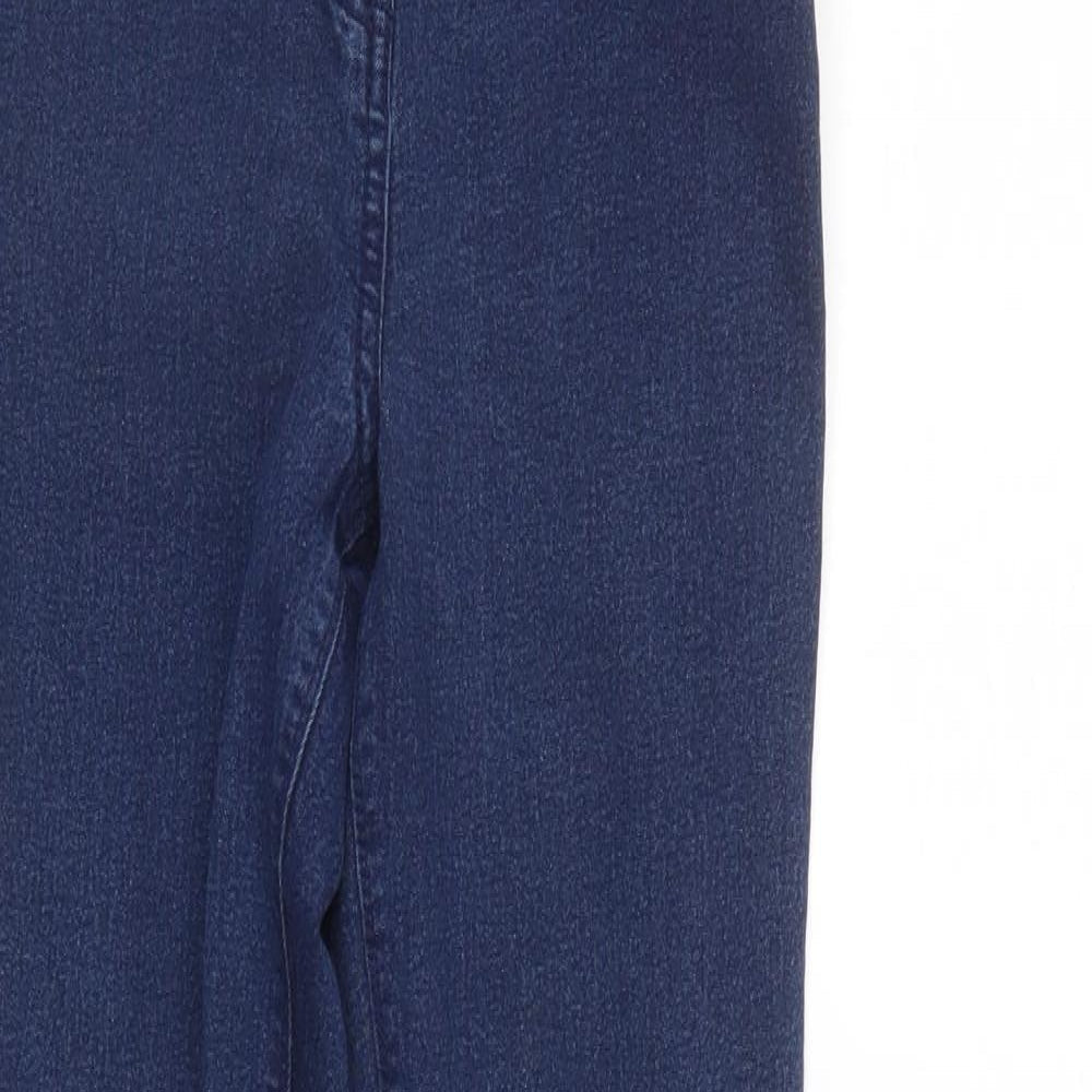 Studio Womens Blue   Tapered Jeans Size 12 L29 in - Elastic Waist