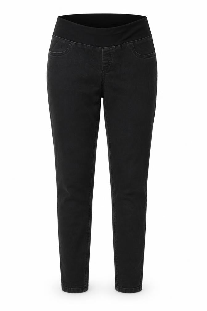 Dorothy Perkins Womens Black  Denim Straight Jeans Size 8 L27 in