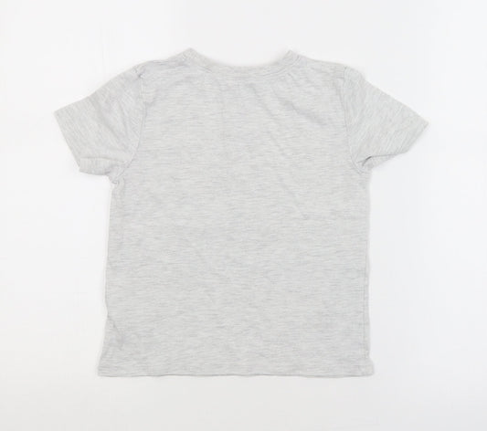 H&M Boys Grey   Basic T-Shirt Size 5-6 Years  - LEGO