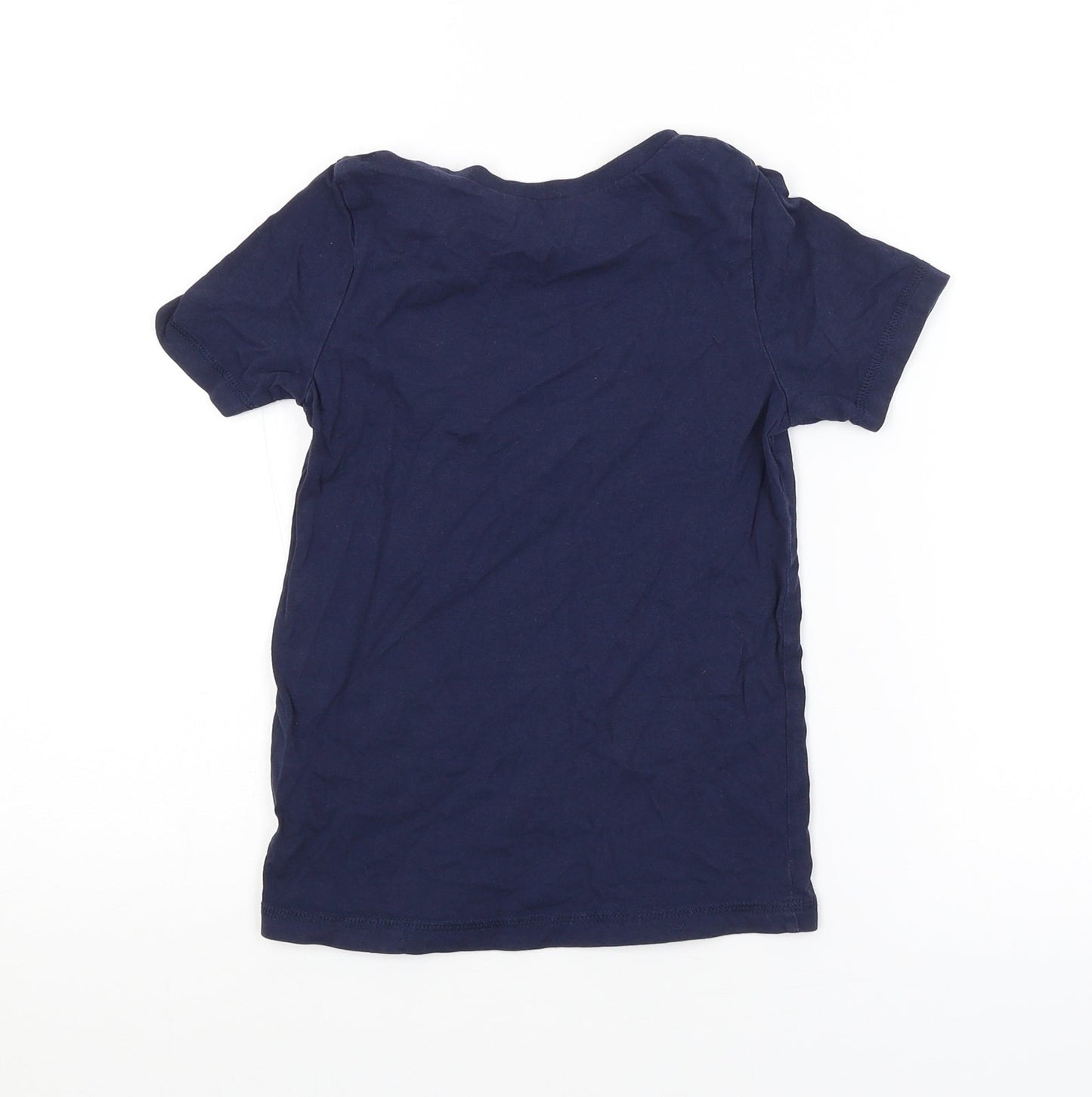 George Boys Blue   Basic T-Shirt Size 5-6 Years